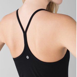 Lululemon Power Y Tank Black Size 8